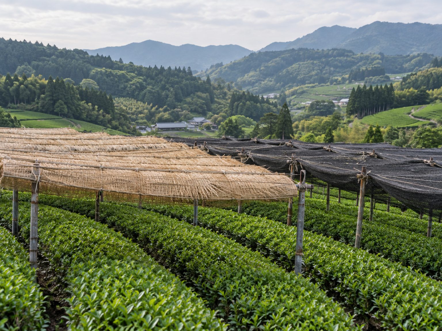 写真:八女の茶畑